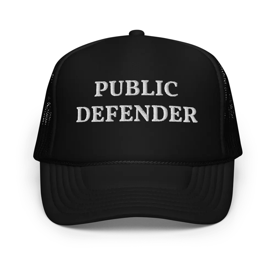 Public Defender - Embroidered Trucker Hat Cap - Lawyer Legal product image (1)