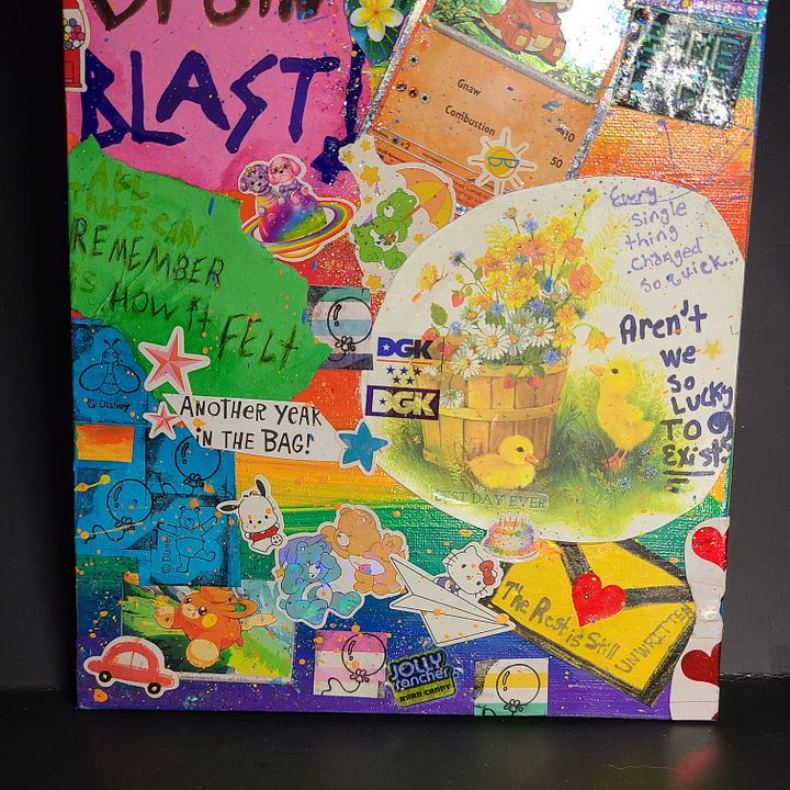 Nostolgia Vomit Multi-Media 8x10 canvas product image (2)