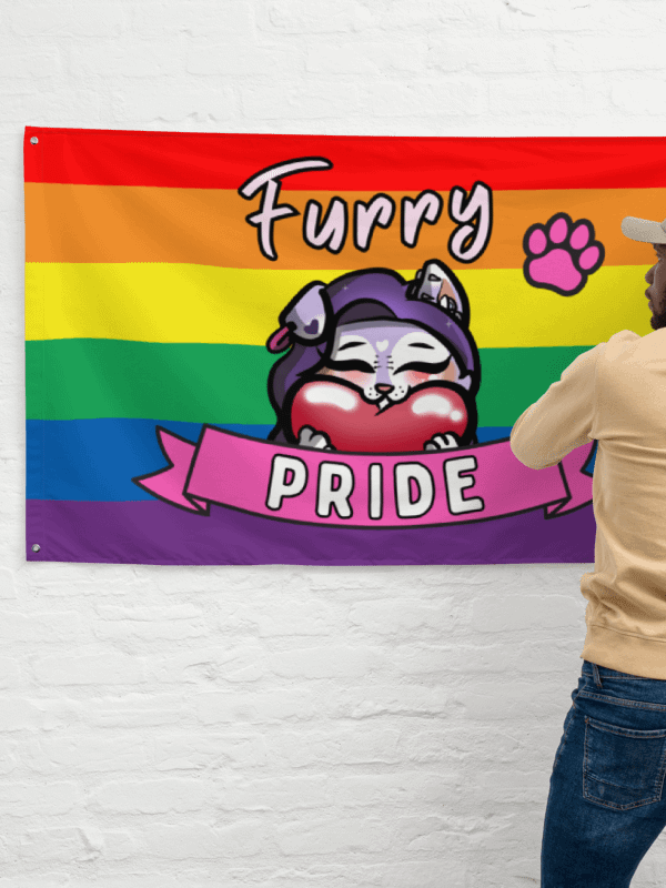 Furry Pride Tapestry product image (1)