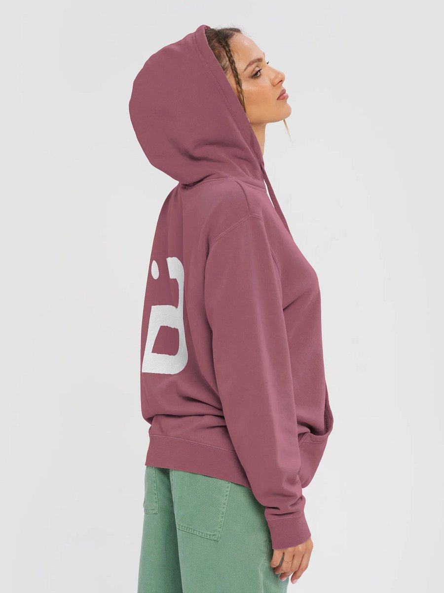 BUIII Originals Logo White Premium Vintage Hoodie product image (5)