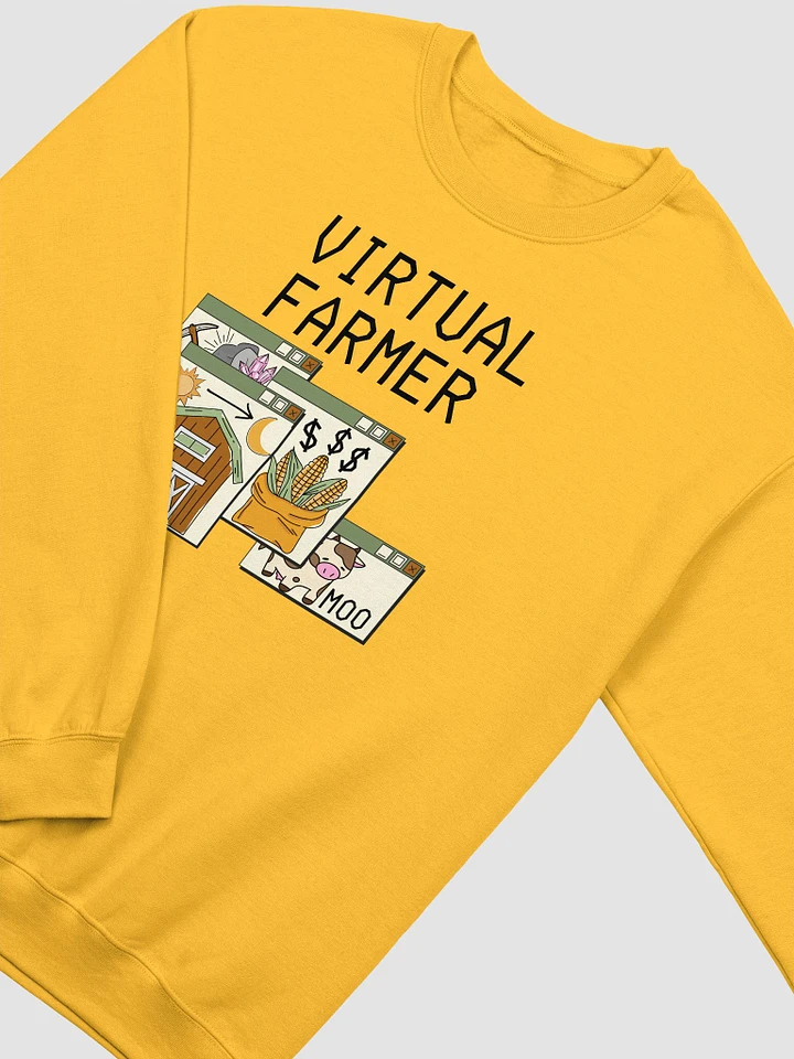 Virtual Farmer Sweatshirt - Black Text product image (1)
