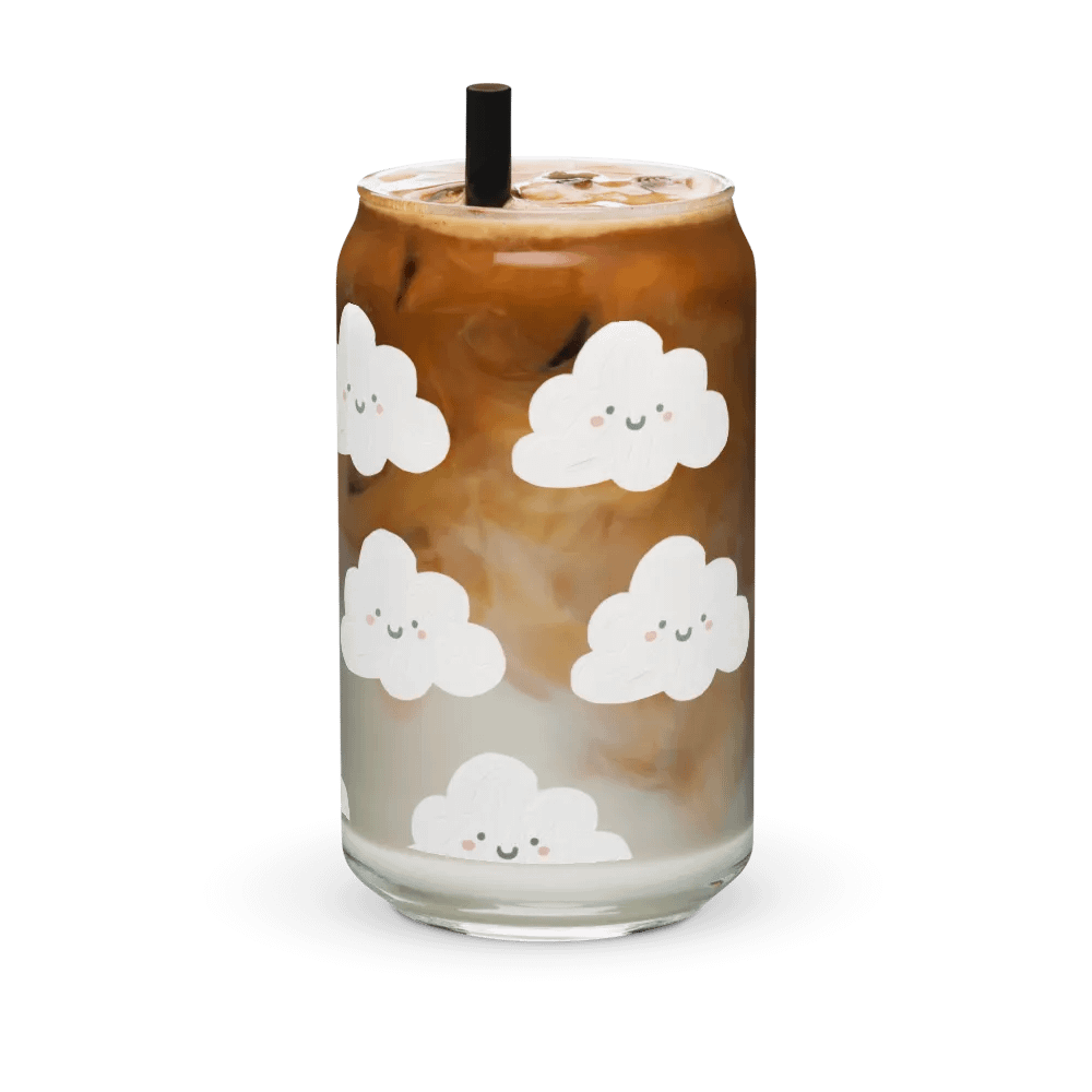 In the Clouds Glass Cup product image (12)