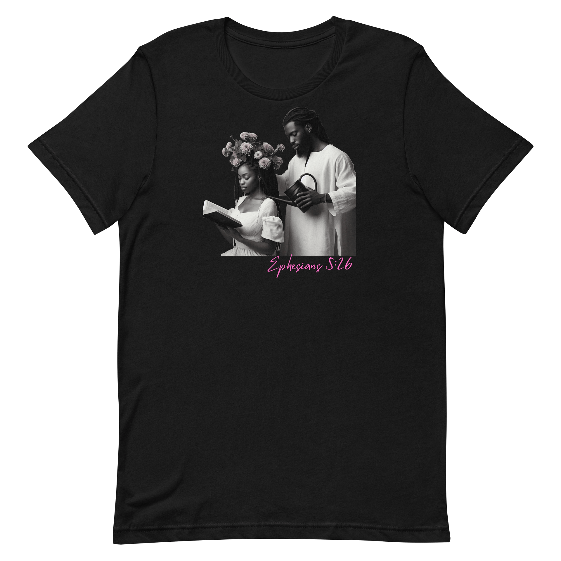 Ephesians 5:26 Black T-Shirt product image (2)