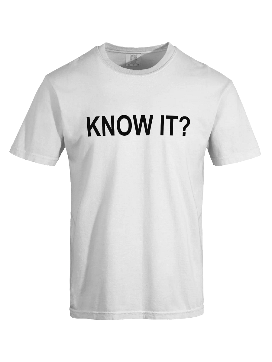 "KNOW IT" || WHITE product image (5)