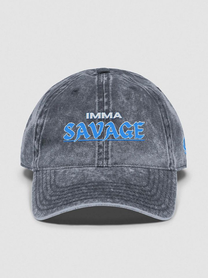 Imma Savage Demin Dad Hat product image (15)