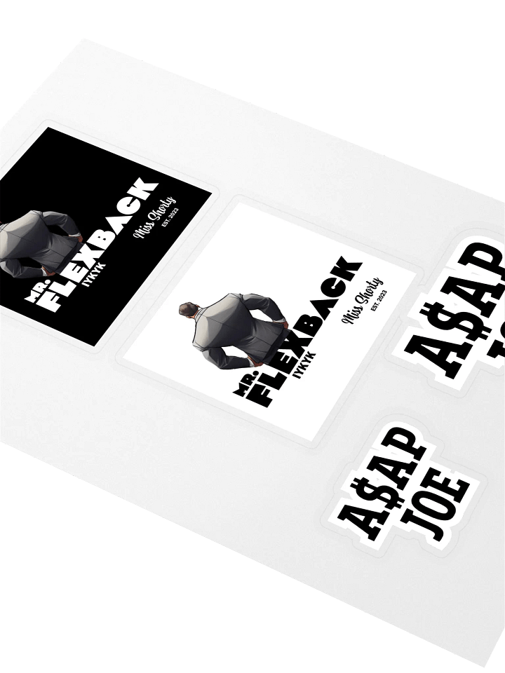 Mr. Flexback -- If you know, you know Sticker Set product image (2)