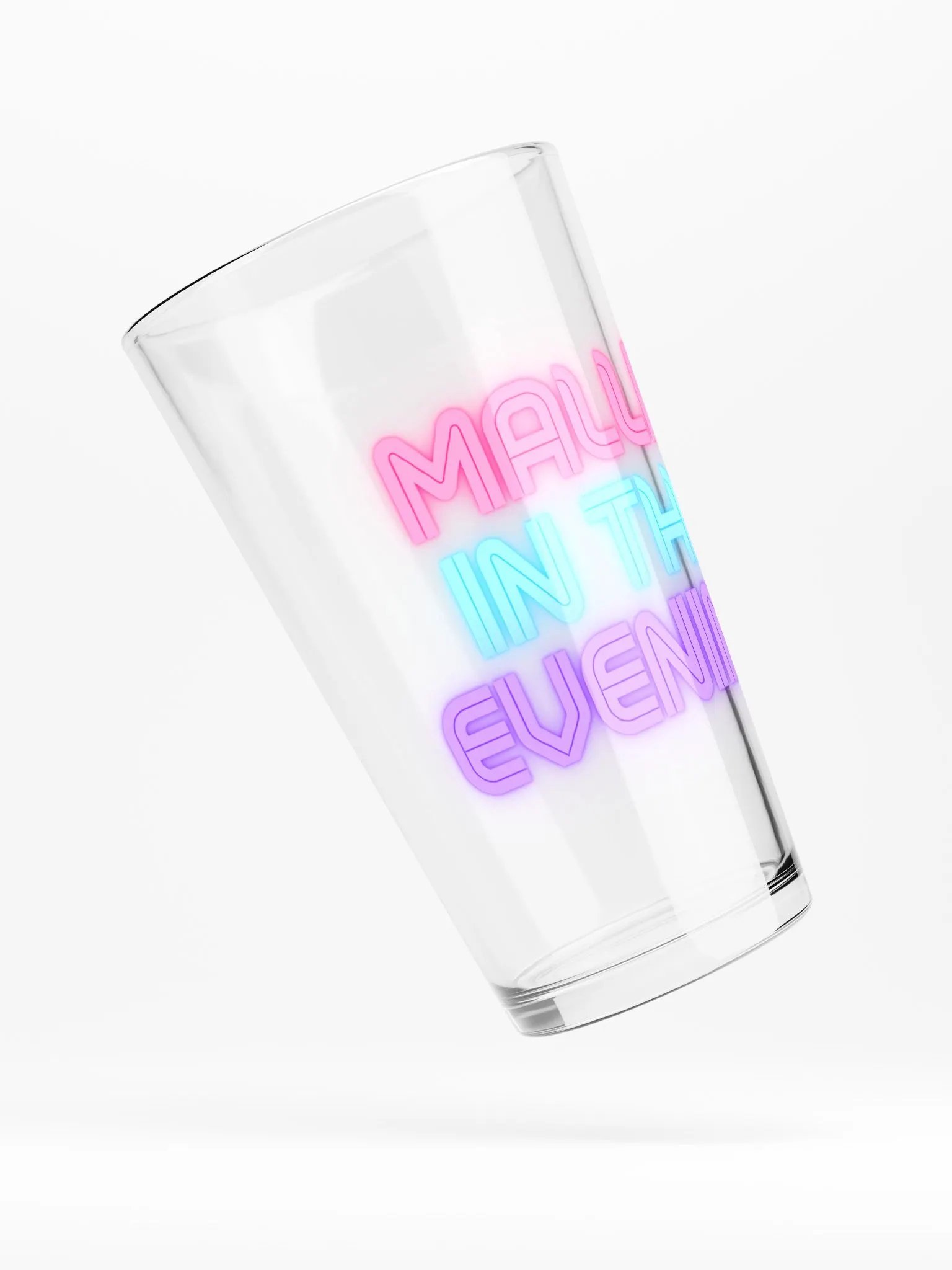 MALLIEEE IN THE EVENING PINT GLASS product image (4)