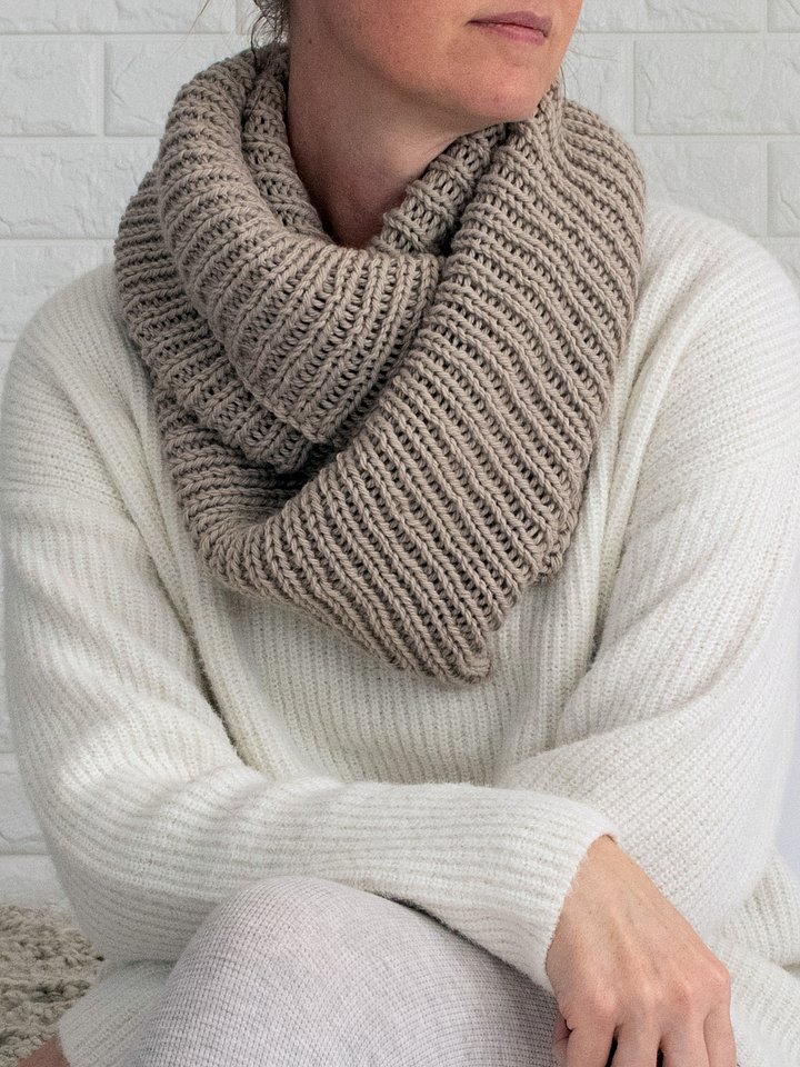 Infinity Scarf Knitting Pattern - Self Care product image (2)
