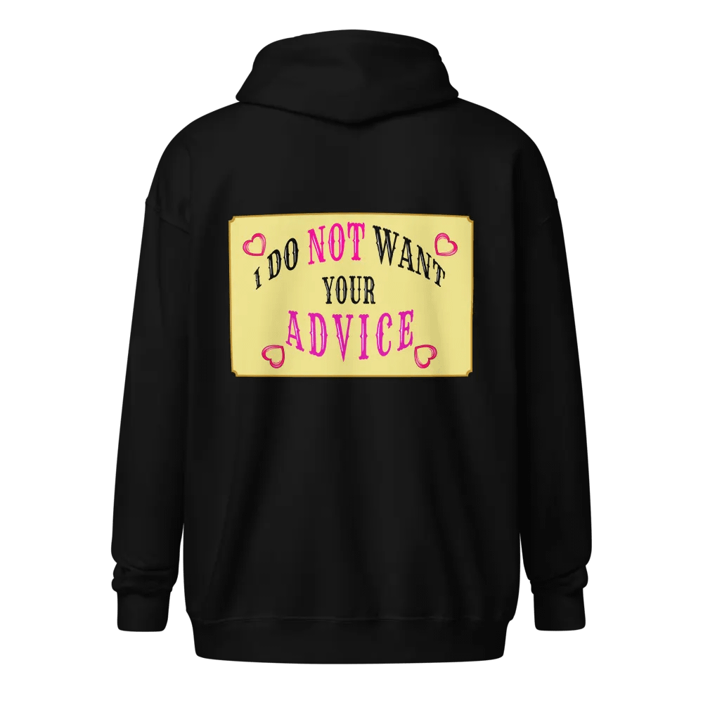 No Advice Hoodie product image (1)