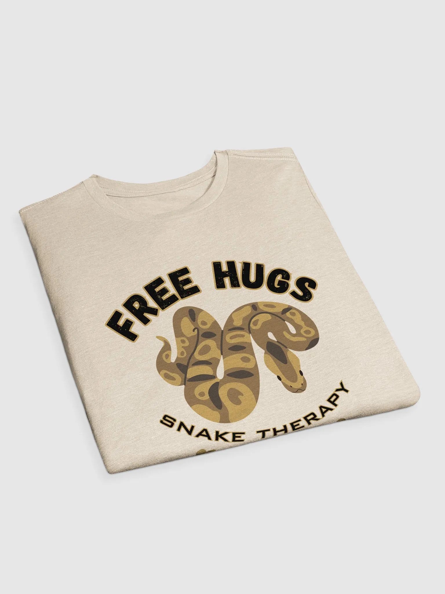 Unisex "Free Hugs" Ball Python Shirt (Light) product image (3)
