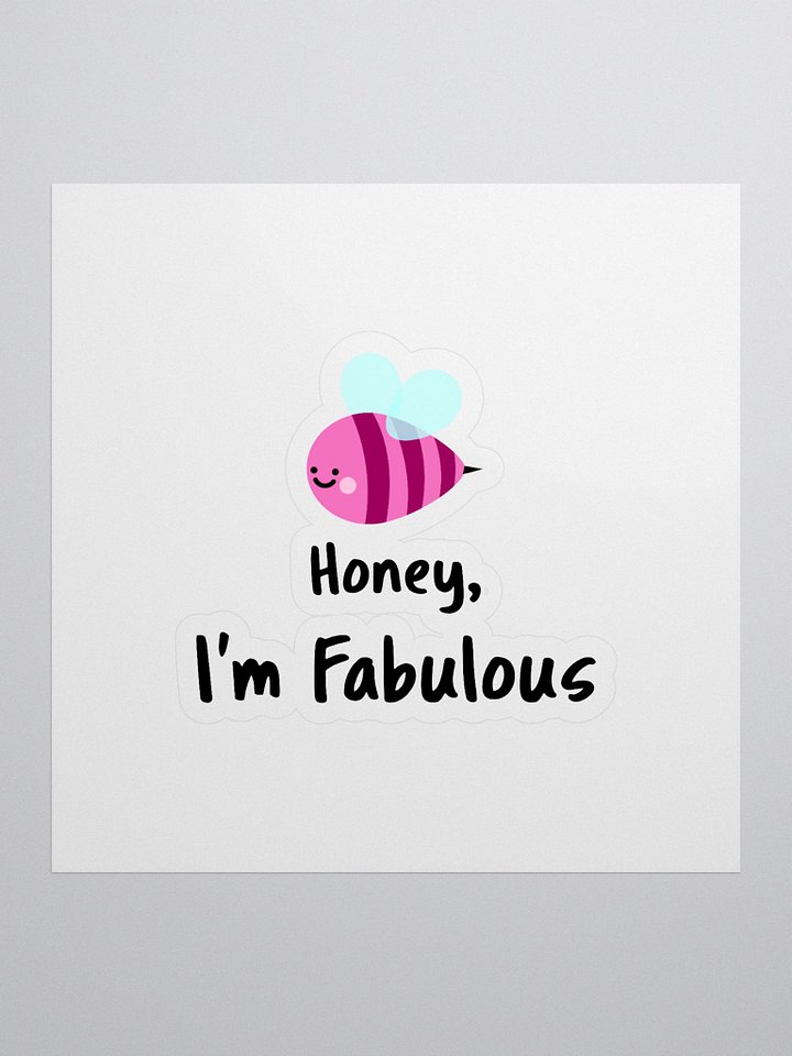 Buzzing Bee Kiss Cut Stickers product image (1)
