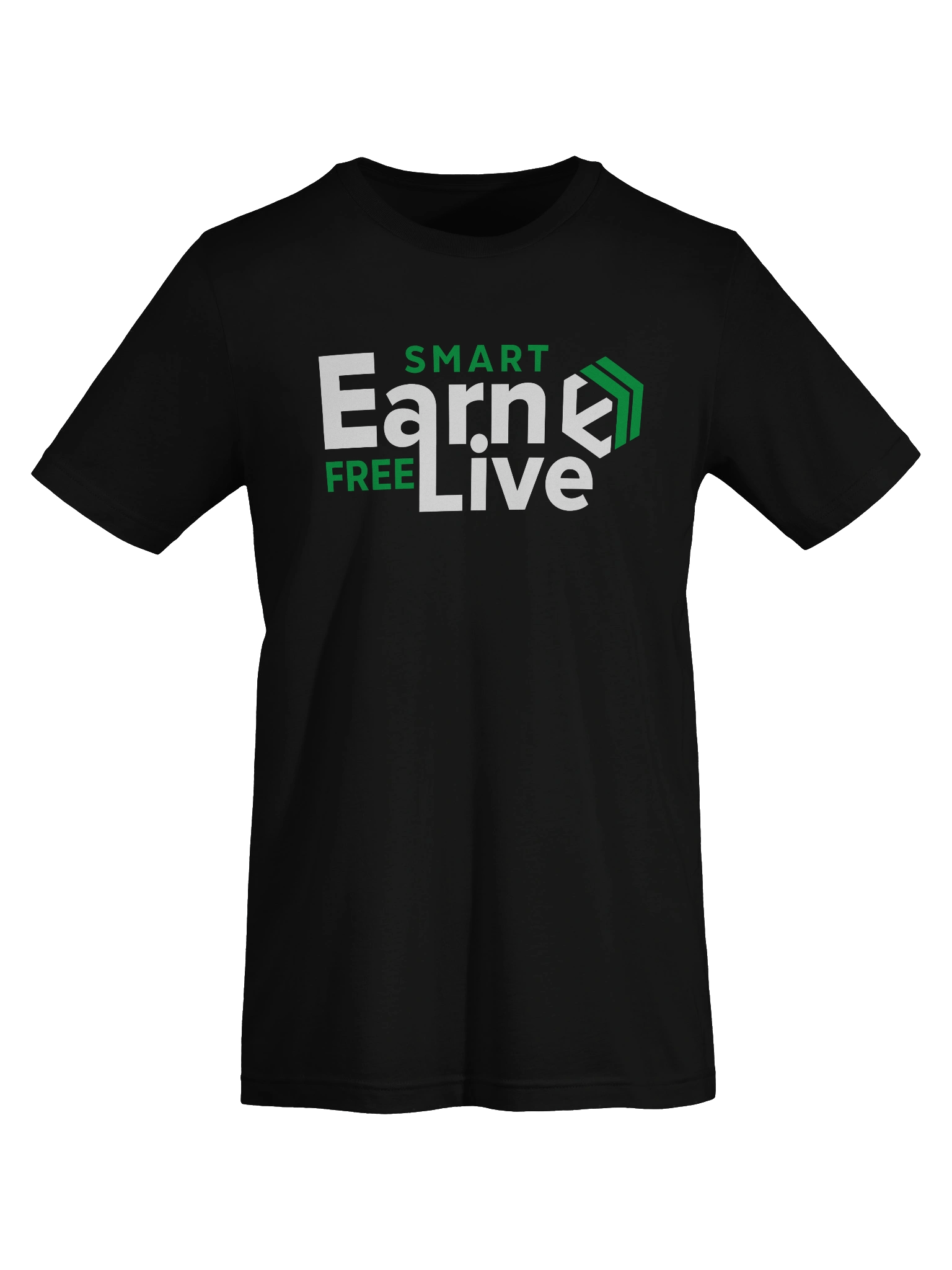 E-Estate “Earn Smart. Live Free.” Statement Tee (Unisex) product image (7)