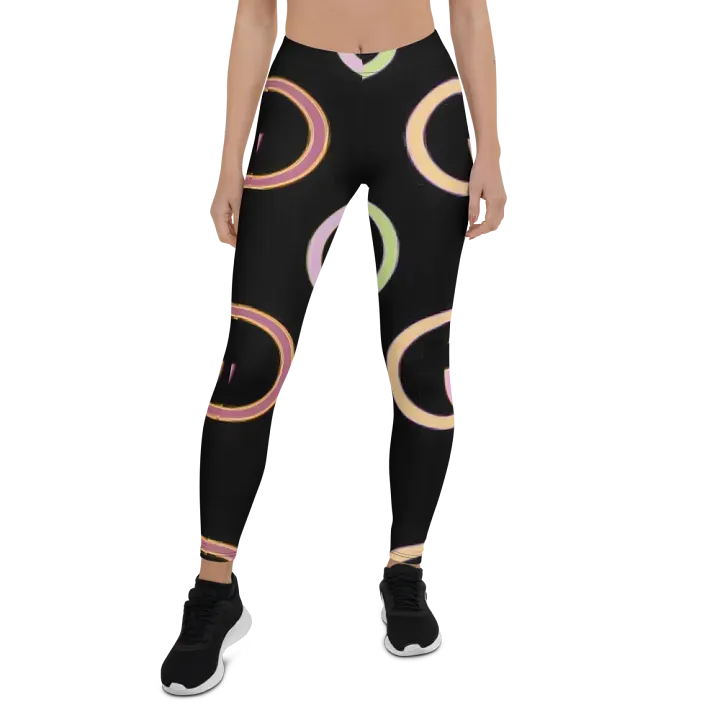 Neon Double-Letter Logo Leggings product image (1)