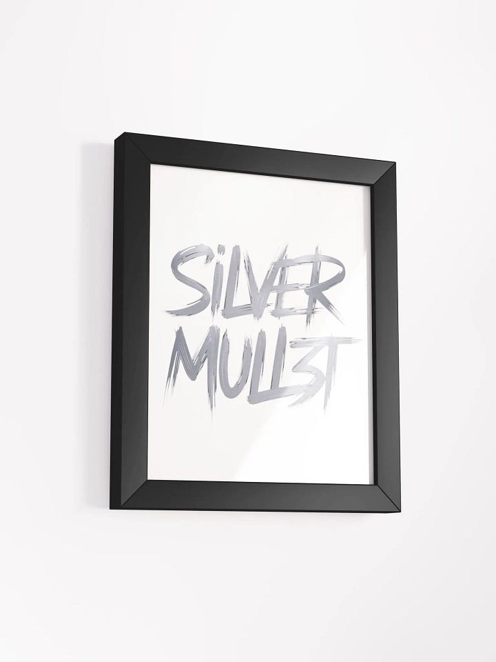 SILVERMULL3T TEXT POSTER product image (21)