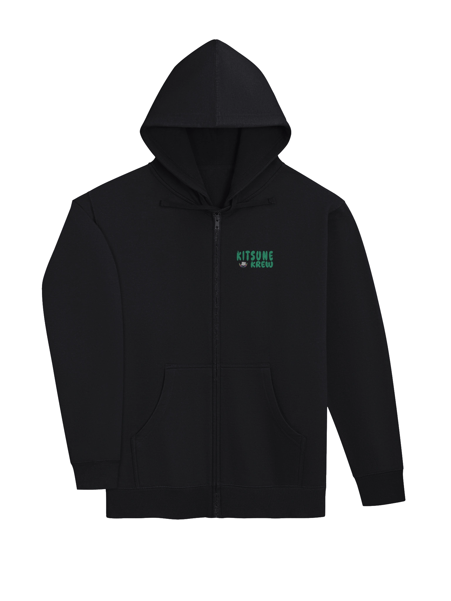 Kitsune Krew Holiday Kitsune Fleece Zip-Up Hoodie product image (3)