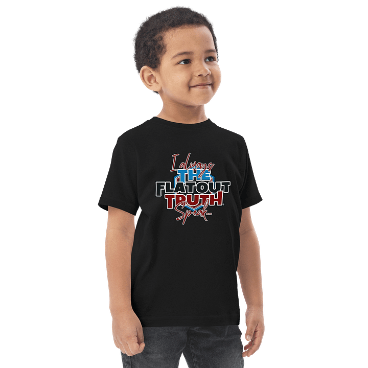The Flat Out Truth Toddler Jersey Tee product image (2)