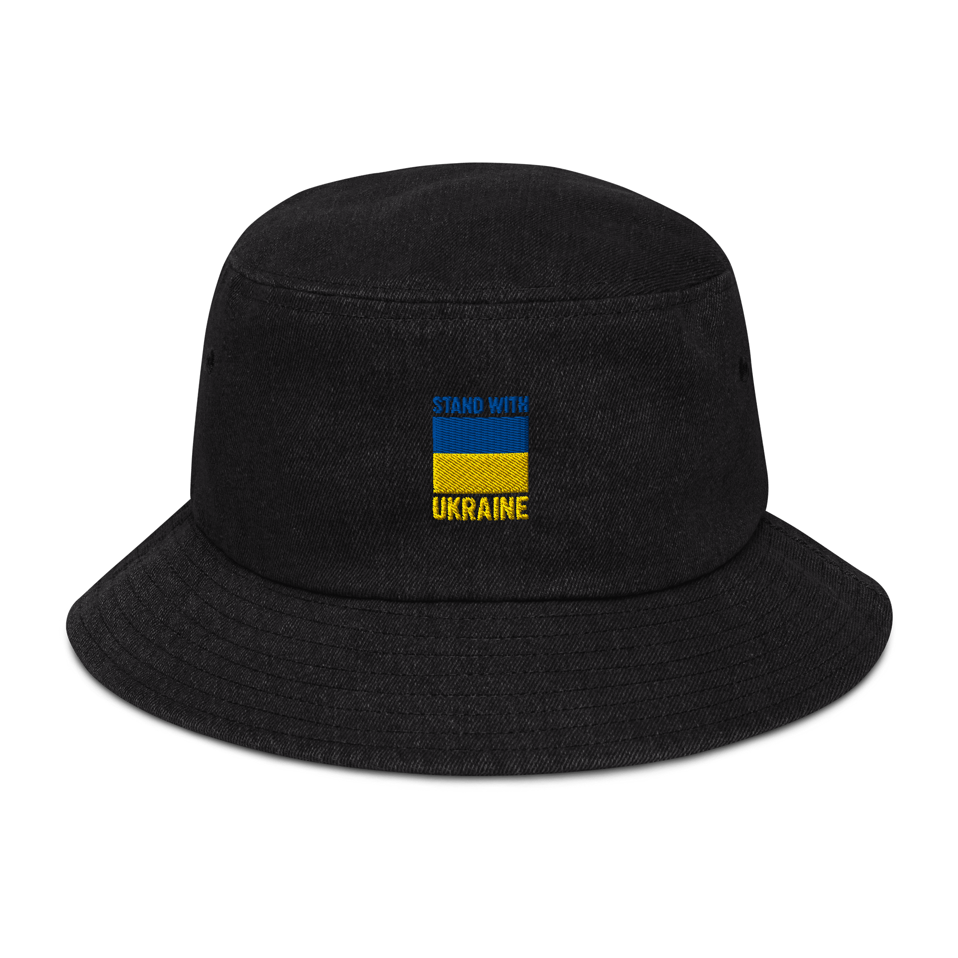 Ukrainian Unity Denim Bucket Hat product image (1)