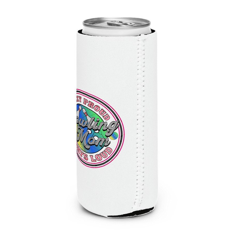Bowling Mom Crazy Proud Always Loud Can Cooler product image (2)