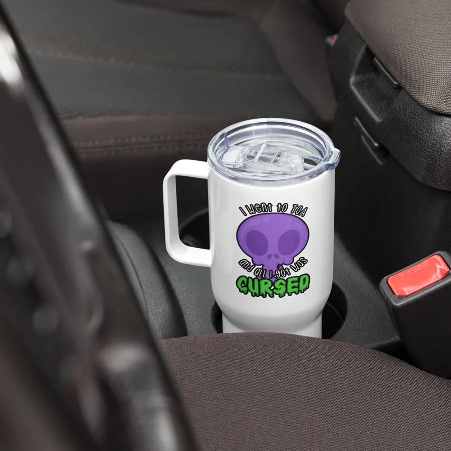 All I Got Was Cursed - Warlock - Travel Mug w/Handle product image (8)