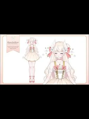 🎀 vtuber model showcase 🎀 full video on Youtube! 🤍 #vtuber #vtuberen 