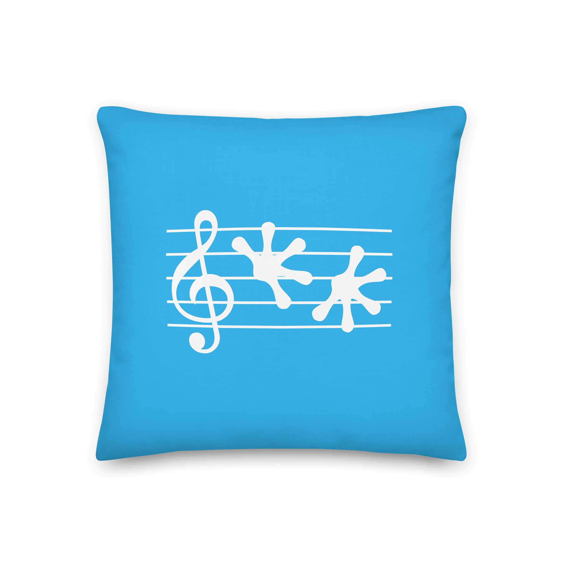 Gecko Tracks Pillow - Blue product image (1)