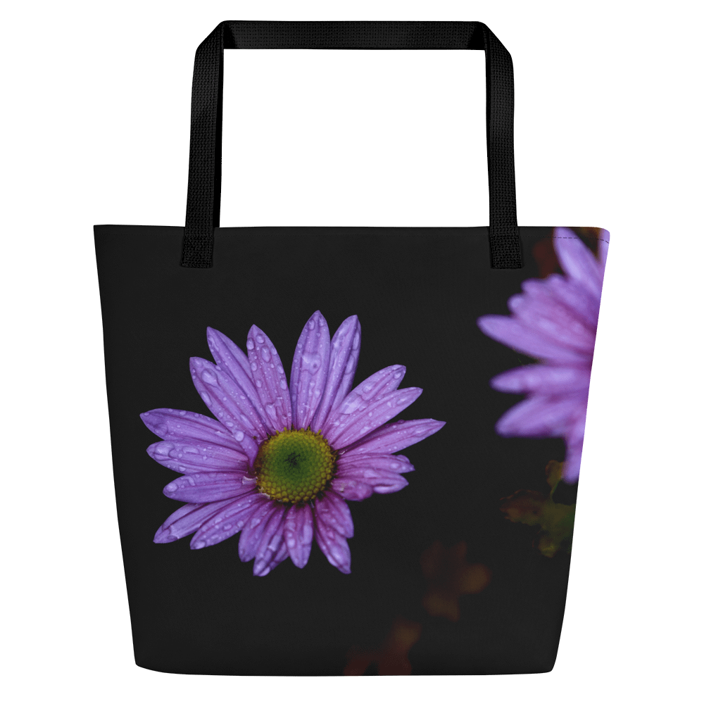 Große Tragetasche - Rosa Blüten mit Tautropfen product image (4)