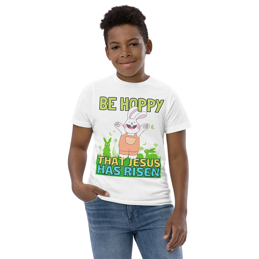 Be Hoppy That Jesus Has Risen Kids Easter T-Shirt product image (1)