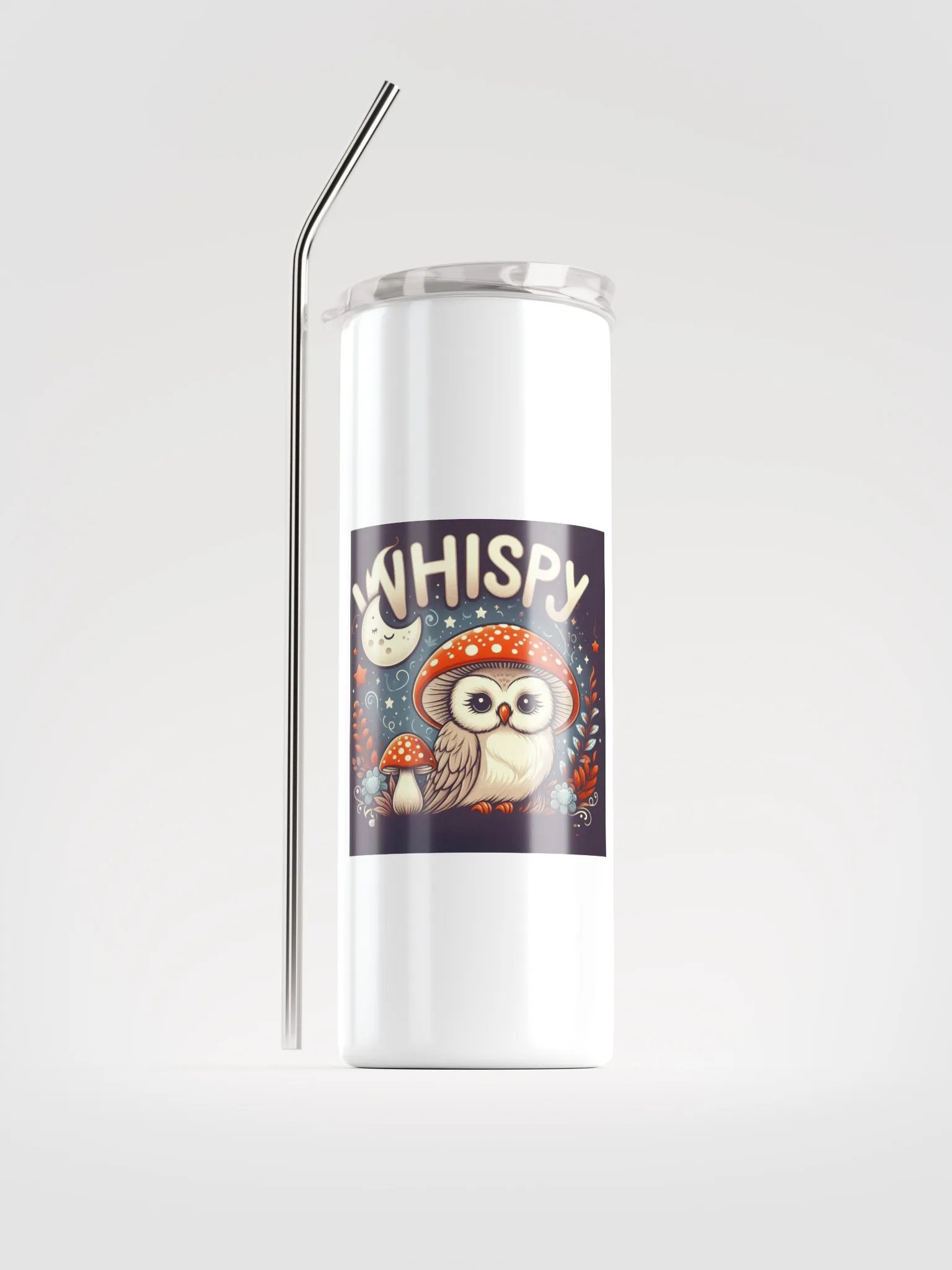 Whimsical Owl Stainless Steel Tumbler product image (2)