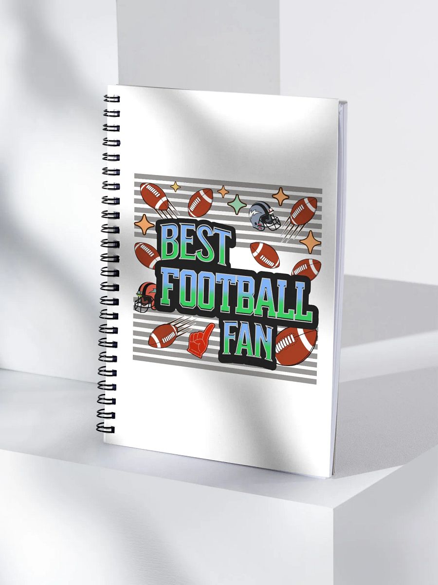Best Football Fan Gridiron Glory Spiral Notebook product image (1)