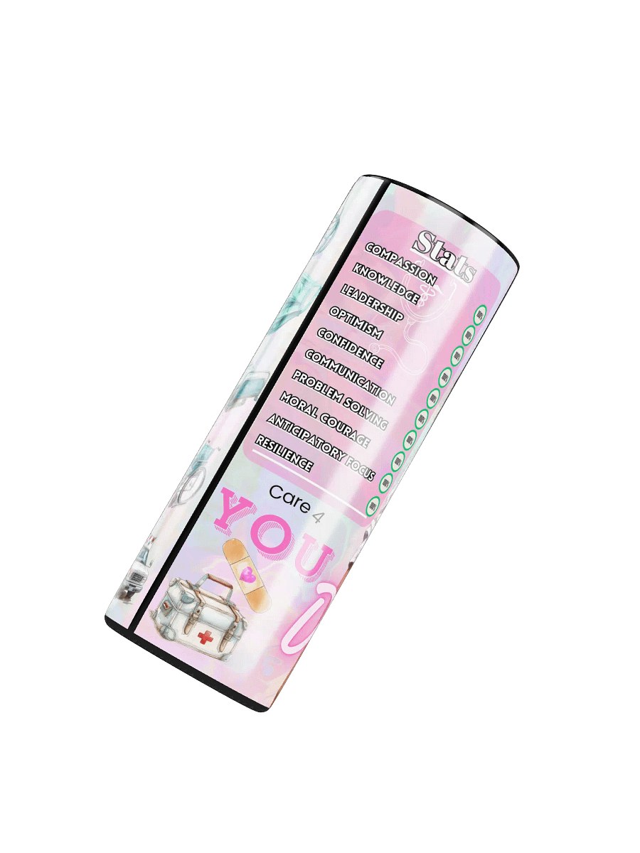 Black Doctor 20 oz Skinny Stainless Steel Tumbler product image (5)