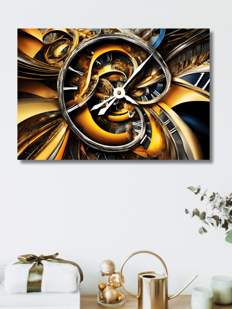 Time Confusion-11 | Canvas Artistic Wall Painting product image (4)