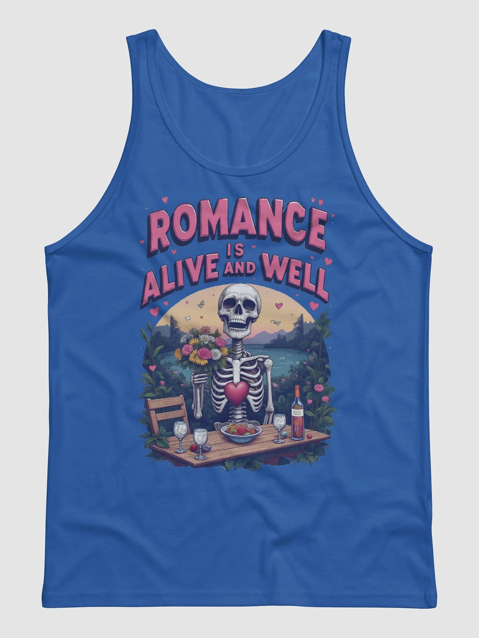 Romantic Skeleton Bouquet Tank product image (1)