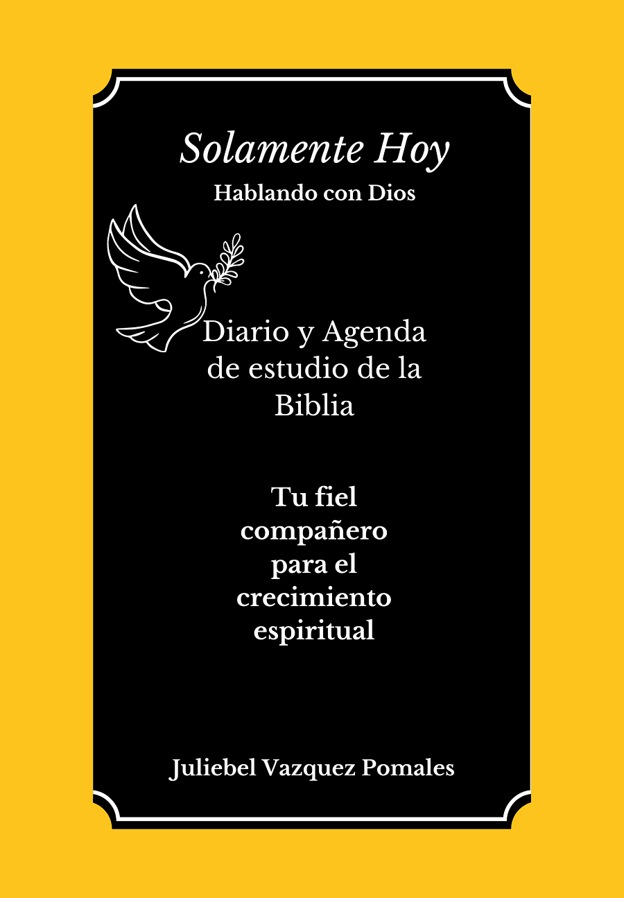 Solamente Hoy Hablando con Dios, un Diario y agenda para el estudio de biblia y su vida personal product image (1)