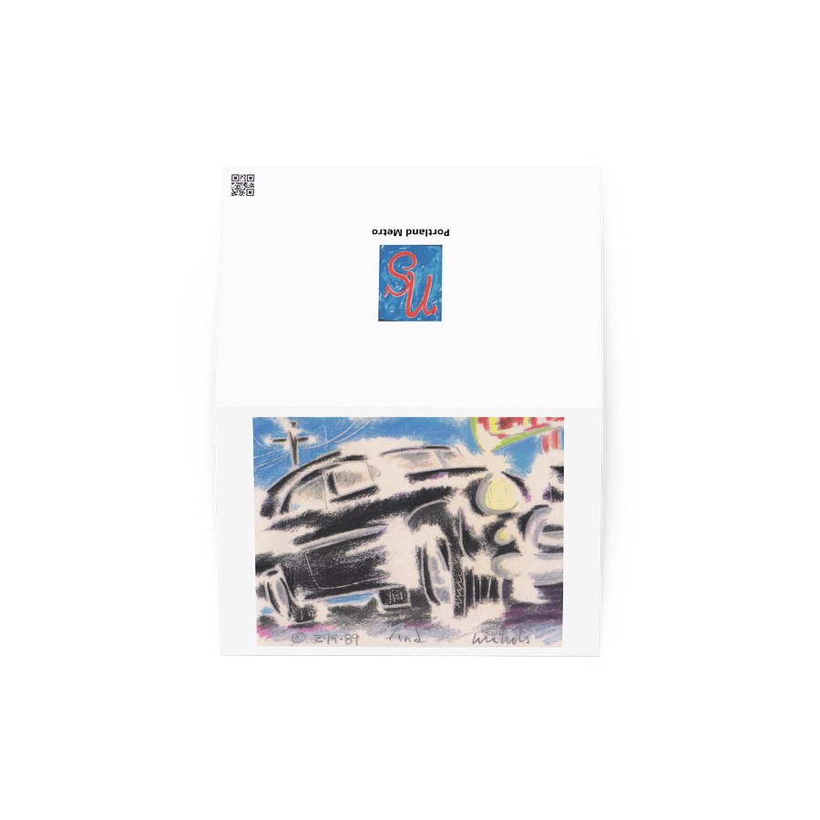 Car 1989 Greeting Card product image (3)