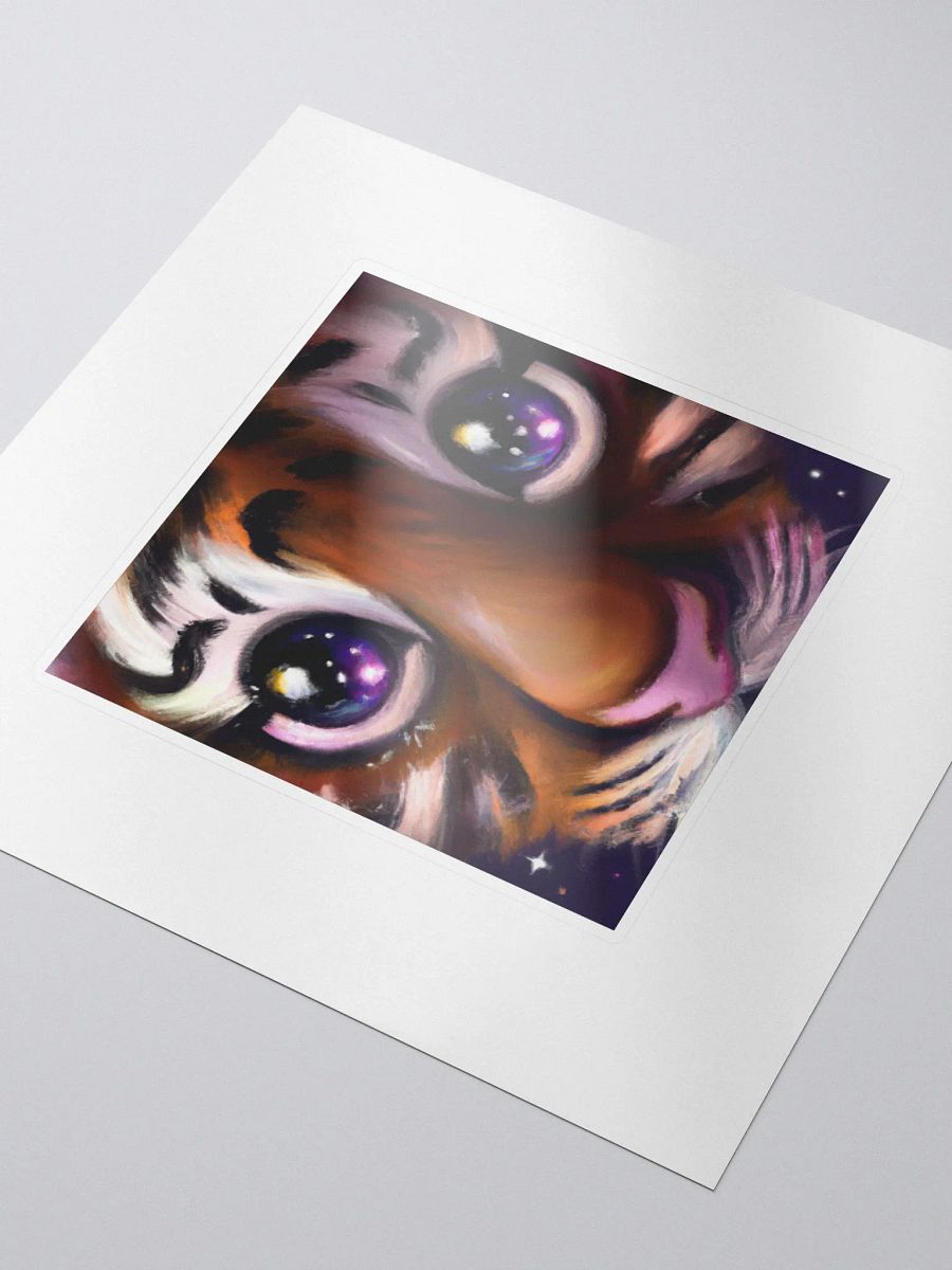 Cute Galactic Tiger Delta Sticker product image (3)