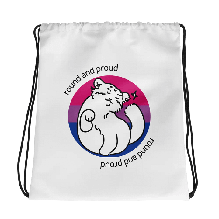 Round and Proud Manul Bisexual Version - Drawstring Bag product image (1)