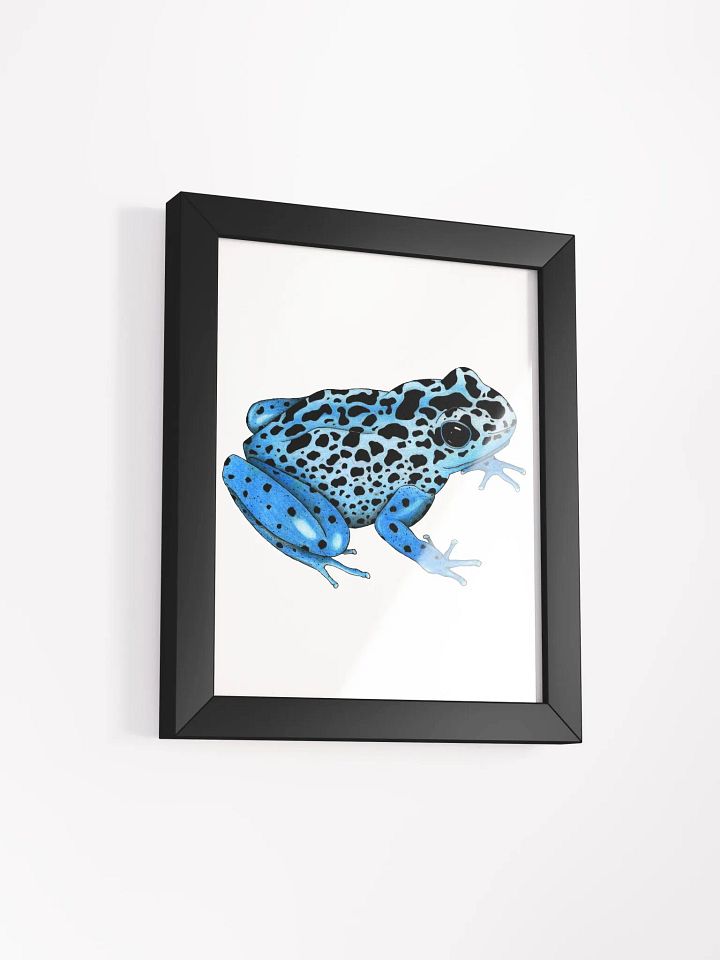 Blue Frog framed print product image (2)