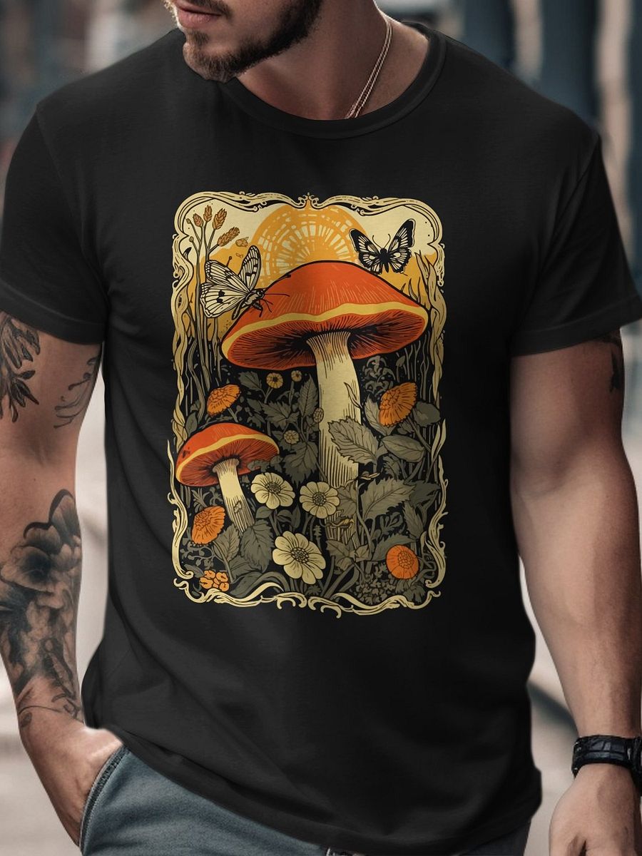 Art Nouveau Mushrooms product image (1)
