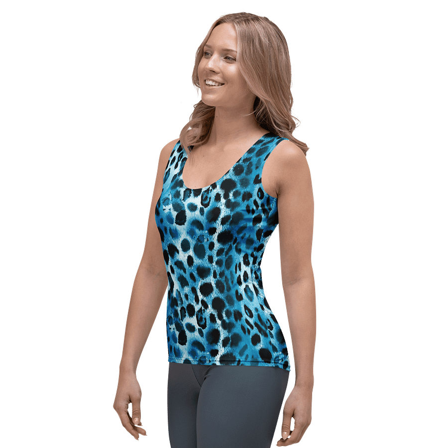Blue Leopard Tank Top product image (3)