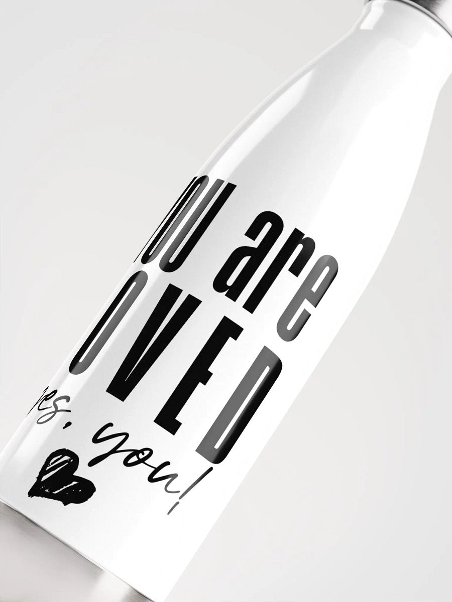 You are Loved Stainless Steel Bottle - white product image (5)
