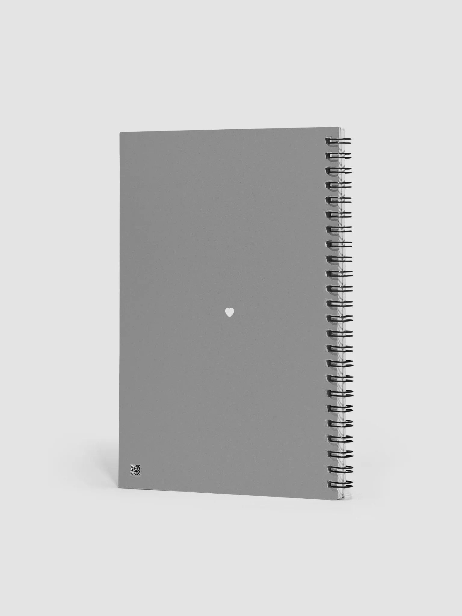 Heart Inside. Grey Only. Spiral Notebook product image (2)