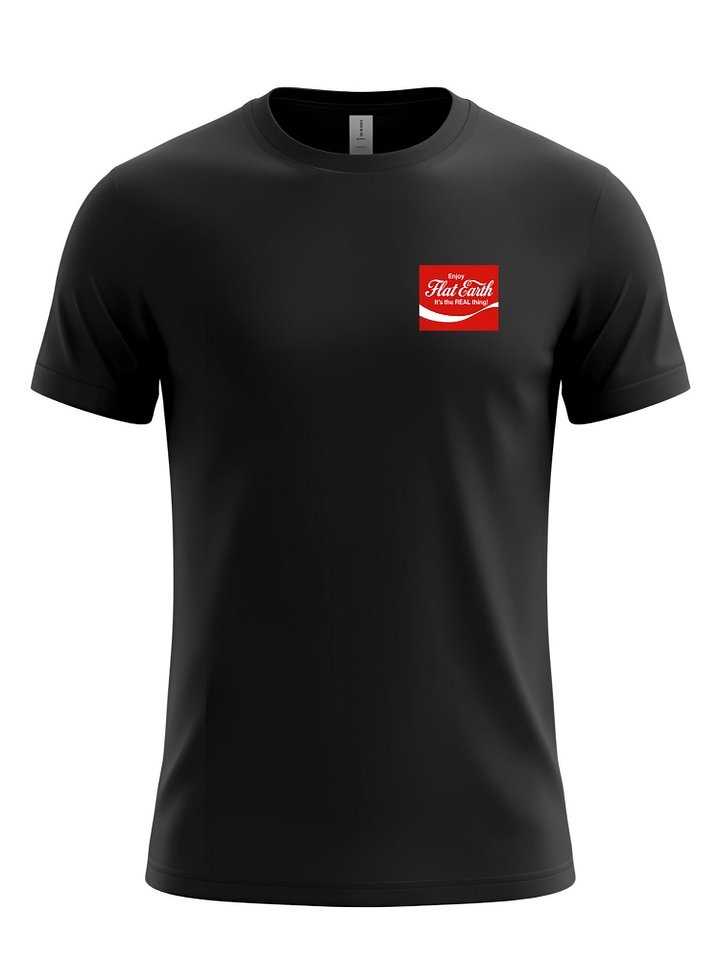 Flat Earth - It's the REAL Thing! Classic Cola Style T-Shirt product image (1)