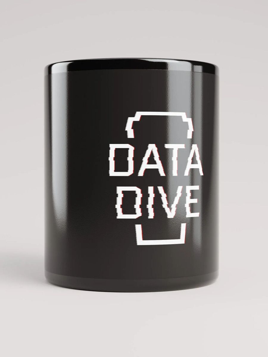 Data Dive Black Glossy Mug product image (1)