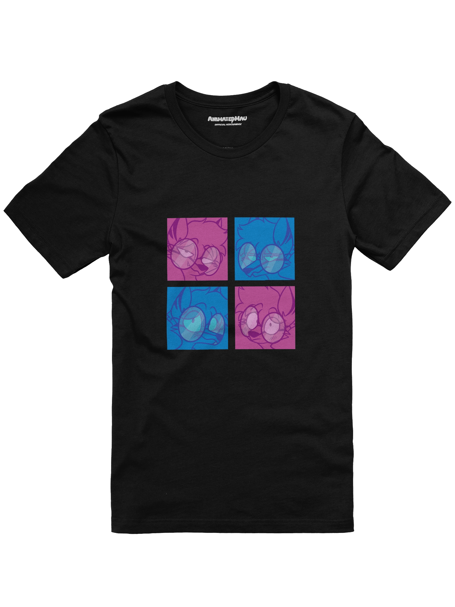 4 Moods Wolf Shirt 🐺💙💜 product image (2)