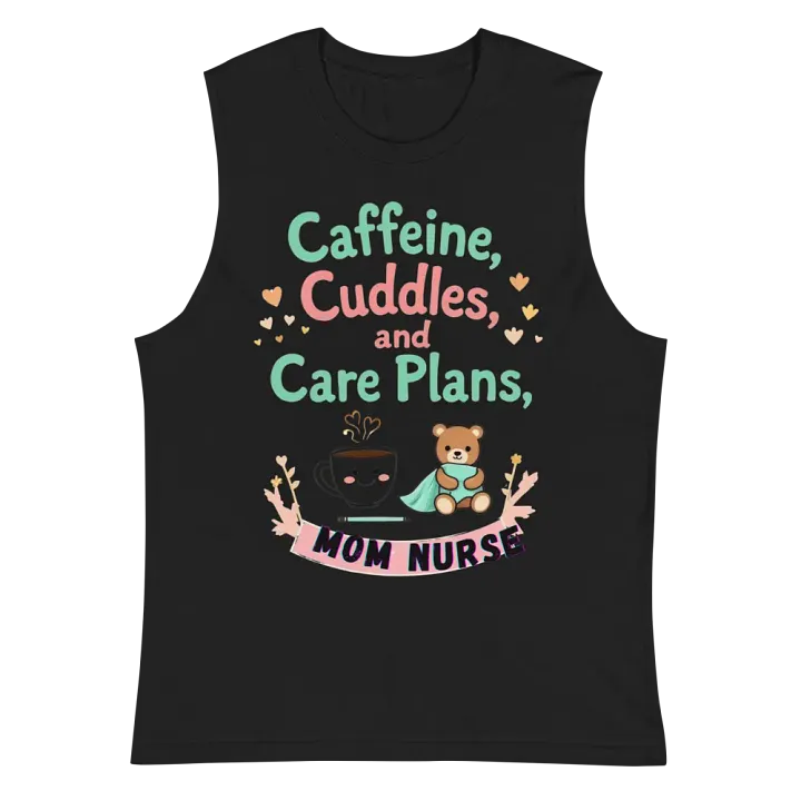 Caffeine & Cuddles Mom Nurse Tank product image (3)