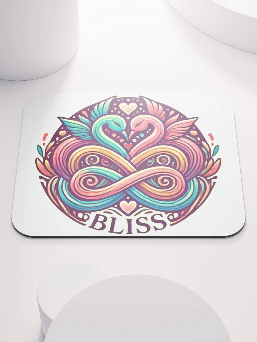 Swan Heart Bliss Mouse Pad product image (1)