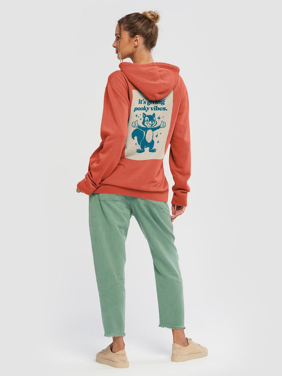 Pooky Vibes Vintage Hoodie- image on back and front product image (4)