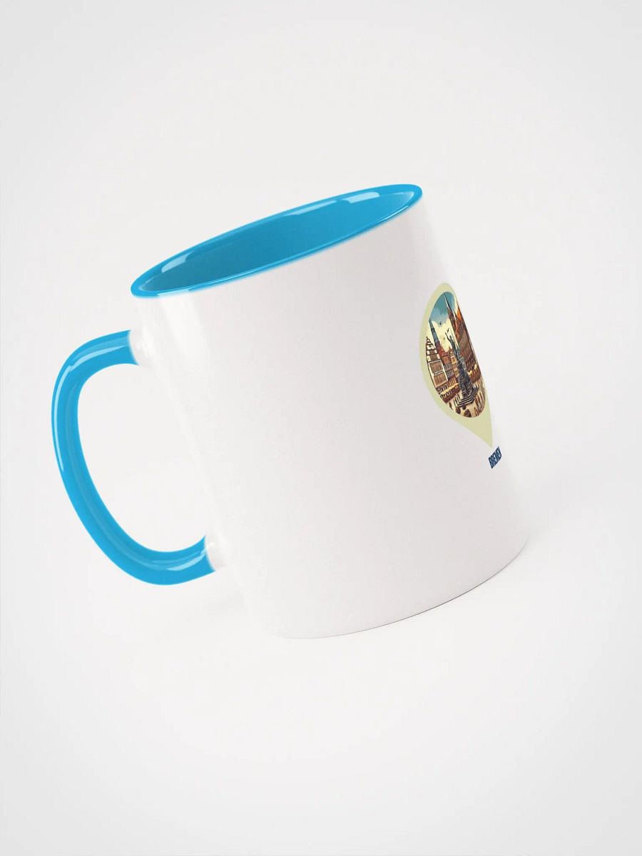 Town Square Delight Ceramic Mug | AI Design Bremen city product image (4)