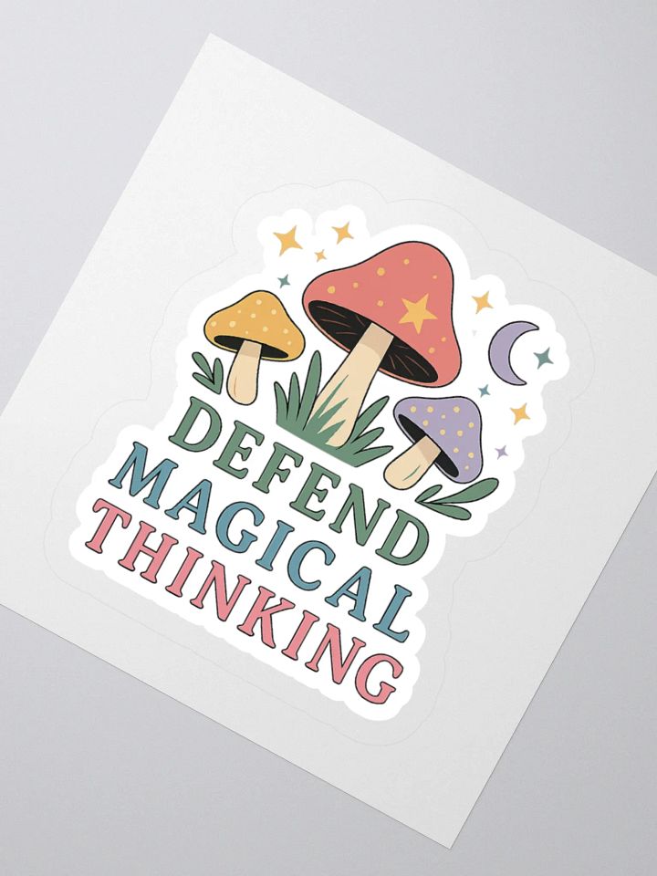 Defend Magical Thinking Sticker product image (2)