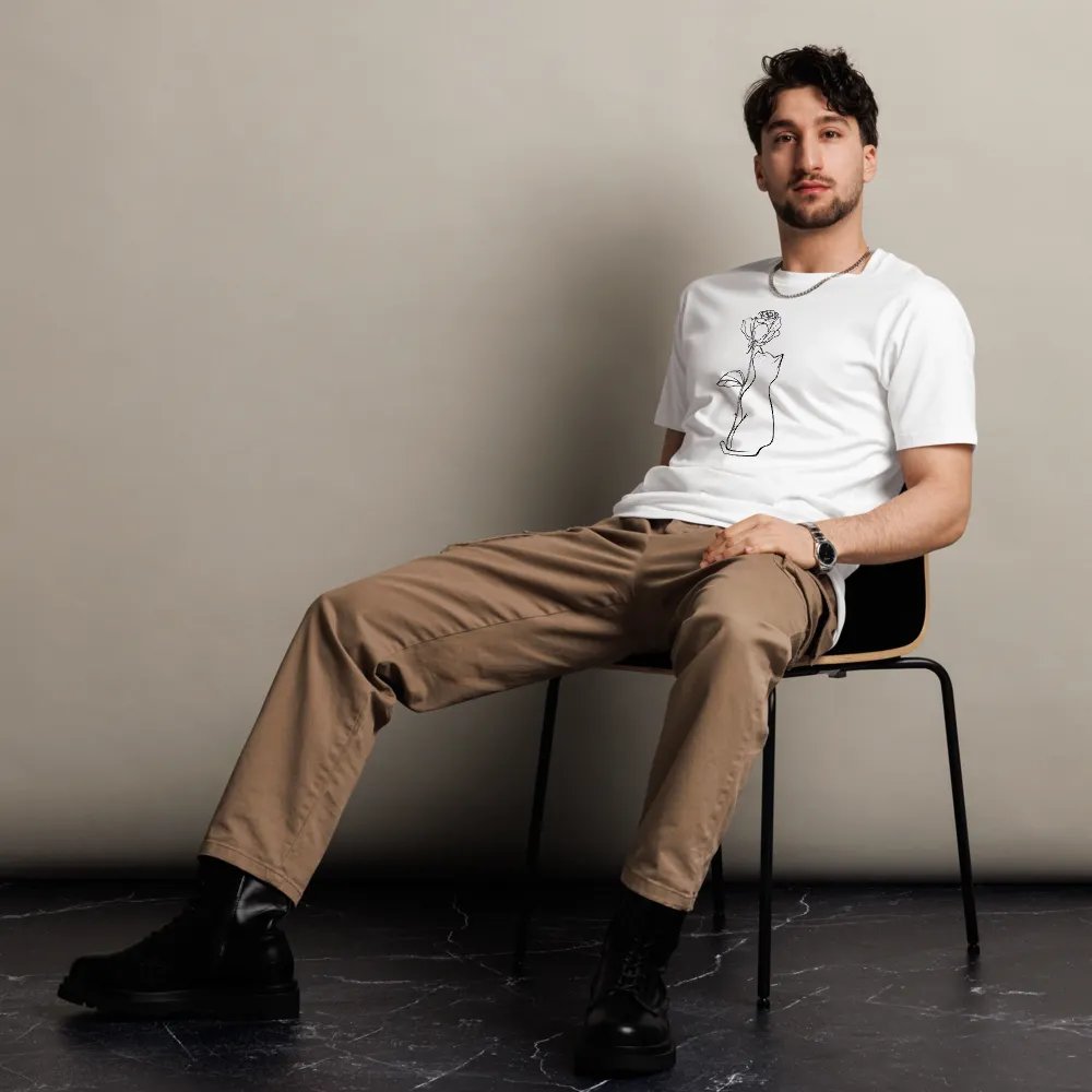 Rose Cat Supreme Comfort Classic T-Shirt product image (5)
